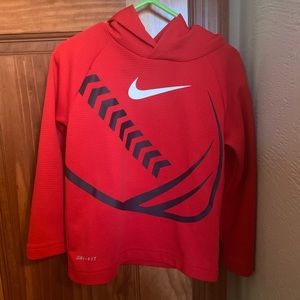 Nike toddler long sleeve shirt with hood